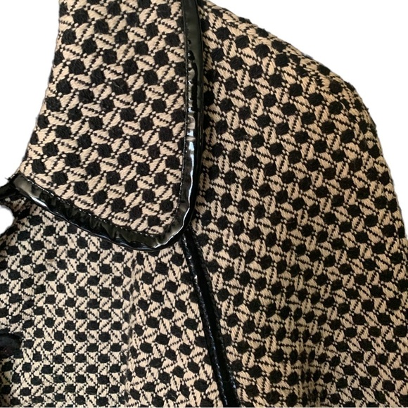 Industry 212 Black & White Swing Jacket 3/4 Length Sleeve Ladies Size Medium - Picture 3 of 13